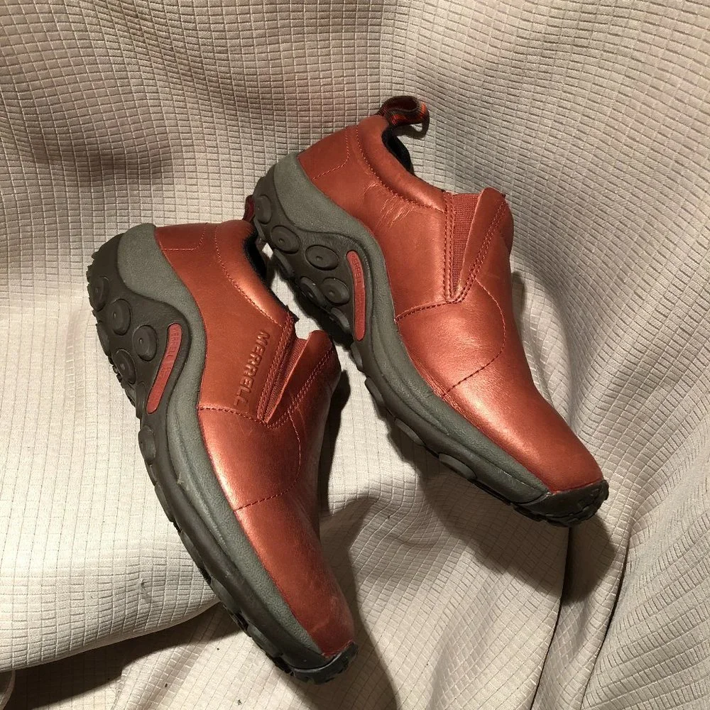 Merrell women jungle mocs rusty orange slip on, 9 - Picture 3 of 11
